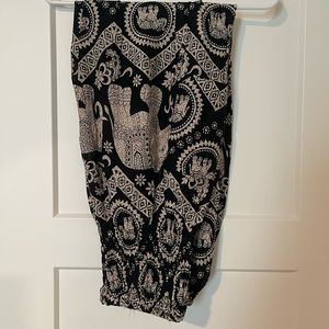 Elephant Print Harem Pants